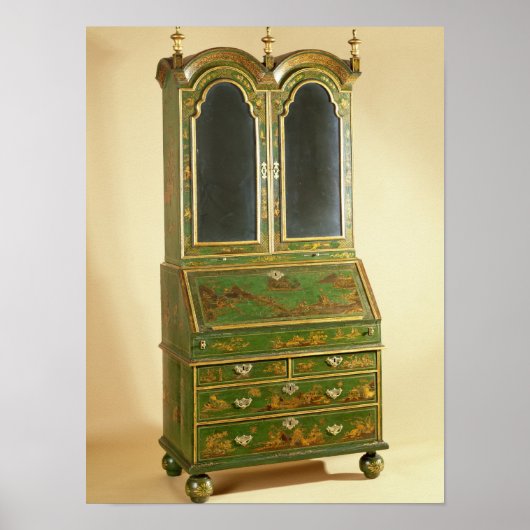 Poster Cabinet du bureau Queen Anne avec pieds à billes,  (Devant)