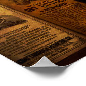 Poster CABINET DU PHARMACIEN DU 19e siècle (Coin)