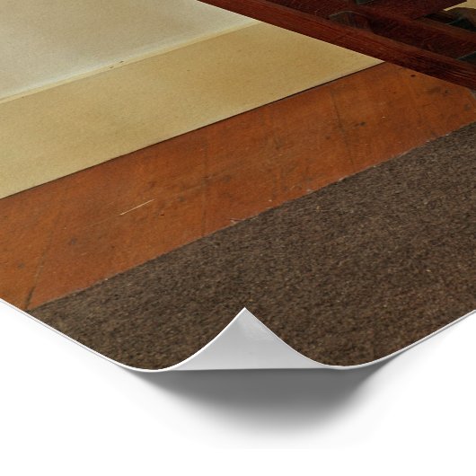 Poster Cabinet sur stand (Coin)