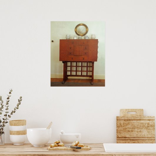 Poster Cabinet sur stand (Cuisine)