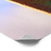 Poster Câble barbelé et croix de rouille (Coin)