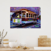 POSTER CÂBLE SAN FRANCISCO N° 17 (Cuisine)