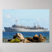 Poster Câble USS Frank (AS 40) (Devant)