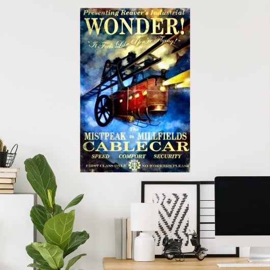 Poster Câble vintage (Bureau à domicile)