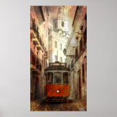 POSTER CABLECAR DE LISBONNE (Devant)