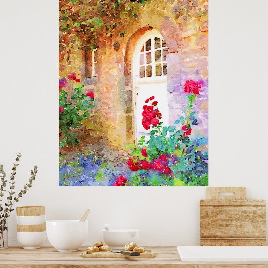 Poster Câbles d'aquarelle (Cuisine)