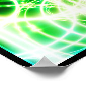 Poster Câbles en verre de fibre (Coin)