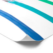 Poster Câbles réseau colorés (Coin)