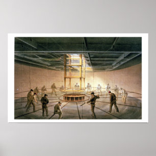 Poster Câblez le dépassement sur un des réservoirs à bord