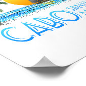 Poster Cabo à voile tropical San Lucas Mexique (Coin)