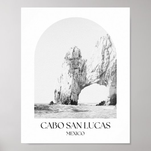 Poster Cabo San Lucas Mexique Arch Photo Imprimer (Devant)