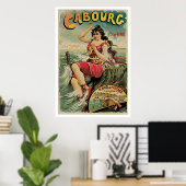 Poster Cabourg Paris France (Bureau à domicile)