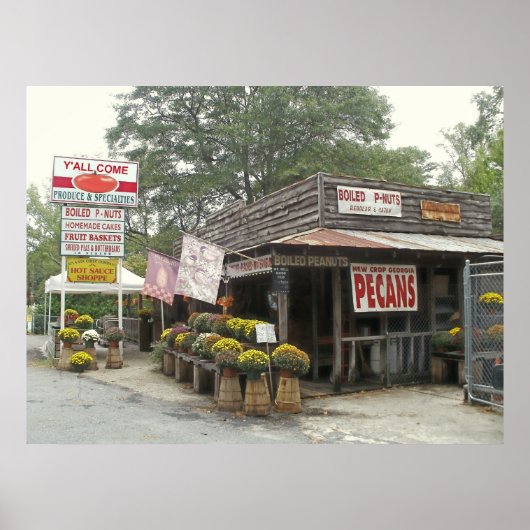 Poster cacahuètes bouillies VOUS VENEZ (Devant)