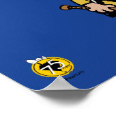 Poster cacahuètes | Charlie Brown Baseball Smile (Coin)