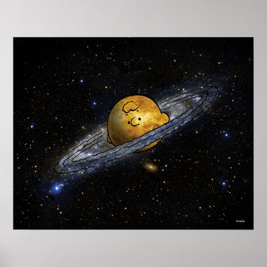 Poster cacahuètes | Charlie Brown écarté (Devant)