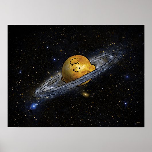 Poster cacahuètes | Charlie Brown écarté (Devant)