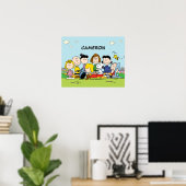 Poster cacahuètes | Charlie Brown et Gang | Ajouter Votre (Bureau à domicile)