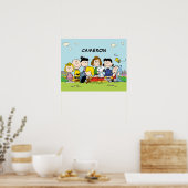 Poster cacahuètes | Charlie Brown et Gang | Ajouter Votre (Cuisine)