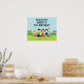 Poster cacahuètes | Charlie Brown et Gang Anniversaire (Cuisine)