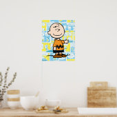 Poster cacahuètes | Charlie Brown Motif de bande dessinée (Cuisine)
