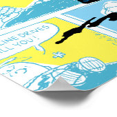 Poster cacahuètes | Charlie Brown Motif de bande dessinée (Coin)