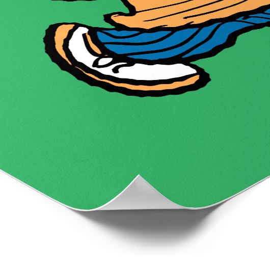 Poster cacahuètes | Franklin Running (Coin)