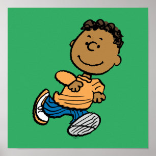 Poster cacahuètes Franklin Running