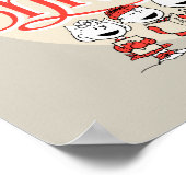 Poster cacahuètes | Joyeuse Chorale de Noël (Coin)