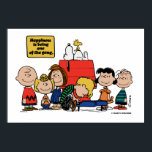 Poster cacahuètes | Le bonheur est d'être l'un des gangs<br><div class="desc">Le bonheur fait en effet partie du gang des cacahuètes,  comme le montre la bande dessinée bien-aimée et ses diverses adaptations. Les personnages Peanuts,  malgré leurs défauts et leurs luttes,  trouvent de la joie dans leurs amitiés étroites et leurs expériences partagées.</div>