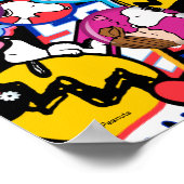 Poster cacahuètes | Motif de patchs Mixtape (Coin)