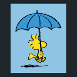 Poster cacahuètes | Parapluie bleu Woodstock<br><div class="desc">Découvrez ce design amusant de cacahuètes avec Woodstock.</div>