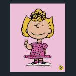 Poster cacahuètes | Sally Super Smile<br><div class="desc">Découvrez ce design amusant de cacahuètes avec Sally.</div>