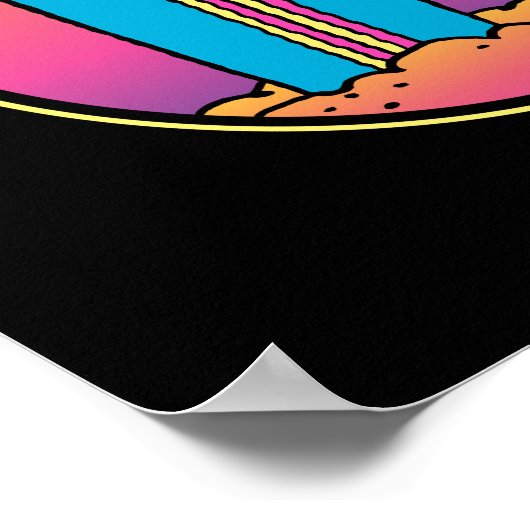 Poster cacahuètes | Snoopy Beach Beagle (Coin)