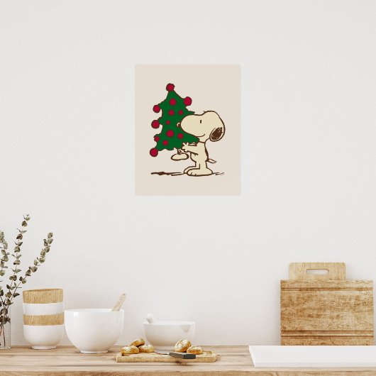 Poster cacahuètes | Snoopy Christmas Tree (Cuisine)