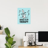 Poster cacahuètes | Snoopy Dancing (Bureau à domicile)