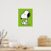 Poster cacahuètes | Snoopy En Bas (Cuisine)
