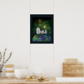 Poster cacahuètes | Snoopy Espacé (Cuisine)