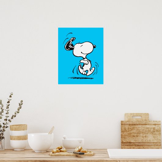 Poster cacahuètes | Snoopy Happy Dance (Cuisine)