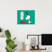 Poster cacahuètes | Snoopy Ho Ho Ho Plat alimentaire (Bureau à domicile)