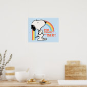 Poster cacahuètes | Snoopy Je suis fier de moi (Cuisine)