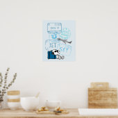 Poster cacahuètes | Snoopy Jet Set (Cuisine)