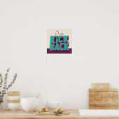 Poster cacahuètes | Snoopy Kickback (Cuisine)