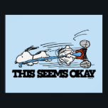 Poster cacahuètes | Snoopy & Linus<br><div class="desc">Découvrez ce design amusant de cacahuètes avec Snoopy et Linus.</div>