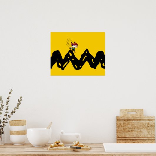 Poster cacahuètes | Snoopy & Linus Sled Ride (Cuisine)