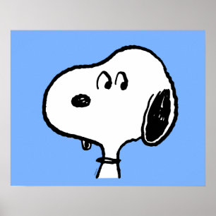 Poster cacahuètes   Snoopy Looks