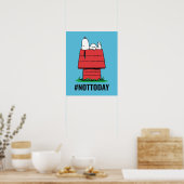 Poster cacahuètes | Snoopy Napping (Cuisine)