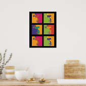 Poster cacahuètes | Snoopy Pop Art Moderne (Cuisine)