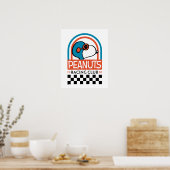 Poster cacahuètes | Snoopy Racing Club (Cuisine)