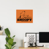 Poster cacahuètes | Snoopy Reest Break (Bureau à domicile)