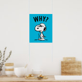 Poster cacahuètes | Snoopy Se Demande Pourquoi ? (Cuisine)